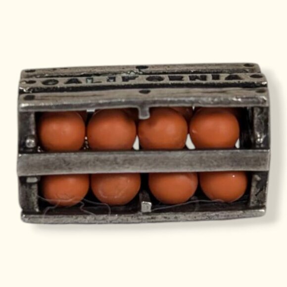 V. Beau Sterling California Oranges Charm - Picture 3 of 5